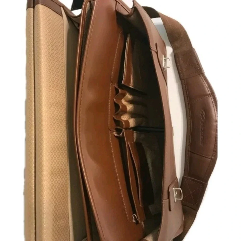 Mcklein Smart Design Mobile Professional Laptop Leather Shoulder Messenger Bag